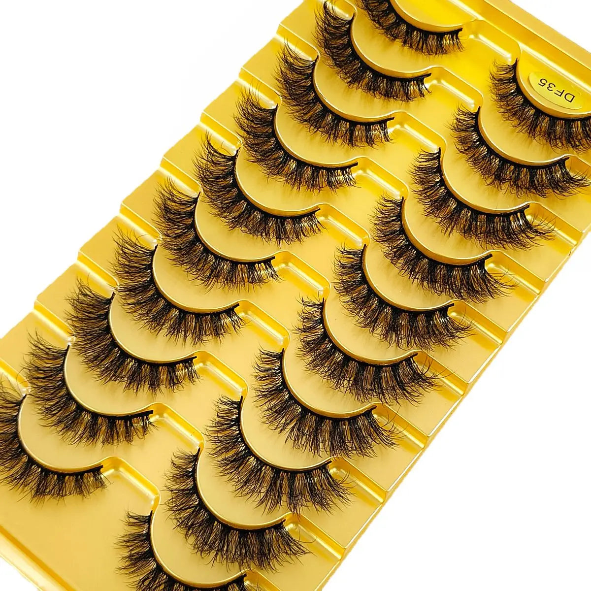 10Pairs 3D Mink Lashes Cilios Fluffy Soft Beauty Natural Short Mink Fake Eyelashes Classic Thick Reusable Makeup False Eyelashes