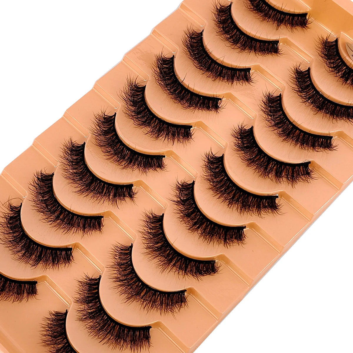 10Pairs 3D Mink Lashes Cilios Fluffy Soft Beauty Natural Short Mink Fake Eyelashes Classic Thick Reusable Makeup False Eyelashes