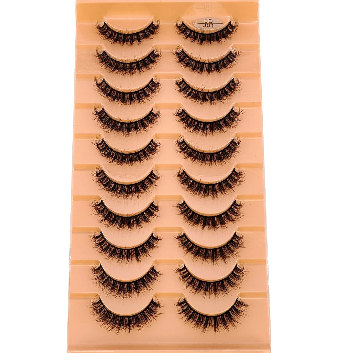 10Pairs 3D Mink Lashes Cilios Fluffy Soft Beauty Natural Short Mink Fake Eyelashes Classic Thick Reusable Makeup False Eyelashes