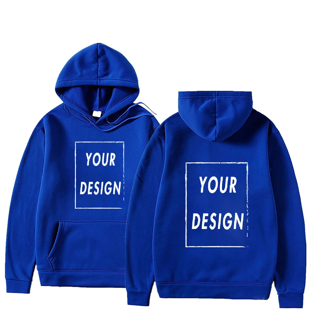 Customized Printed Men Women Hoodie Loose Casual Clothing Fashion Long Sleeve Hooded Pullover Personality Streetwear Sweatshirts