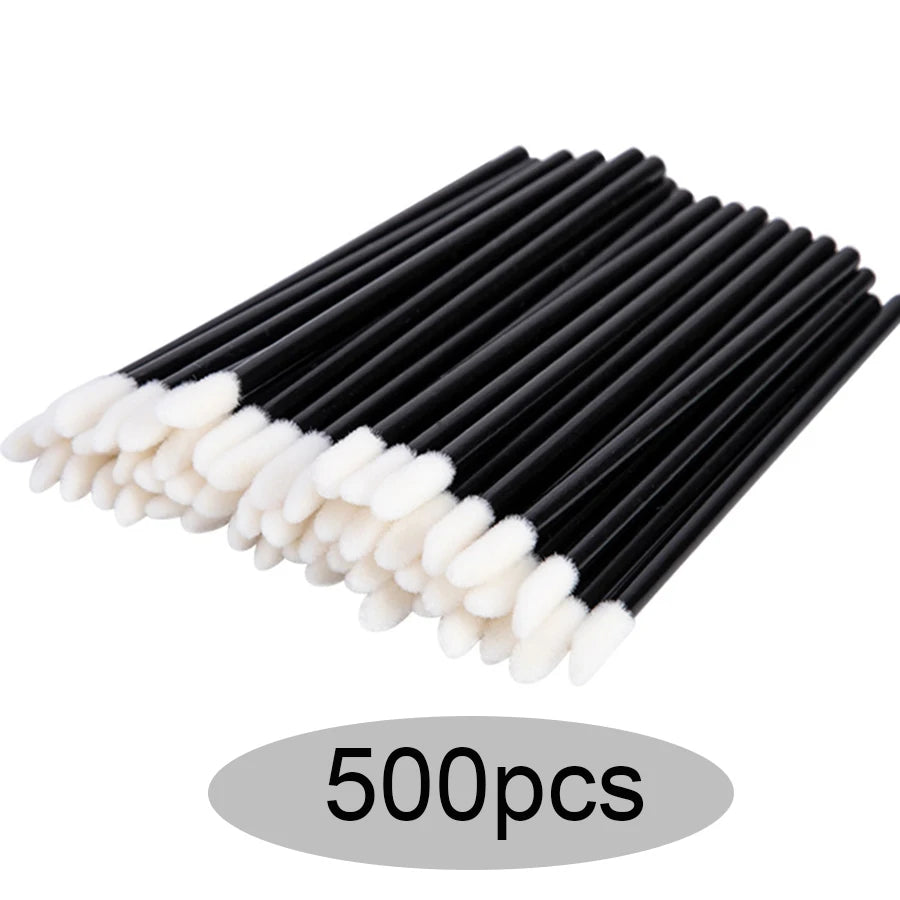 50/100/300/500pcs Eyebrow Eyelash Brushes Eyelash Spoolies Mascara Wands Applicator for Eyelash Extension Makeup Tool LAUKISS