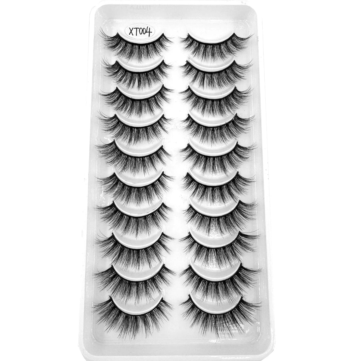 10Pairs 3D Mink Lashes Cilios Fluffy Soft Beauty Natural Short Mink Fake Eyelashes Classic Thick Reusable Makeup False Eyelashes