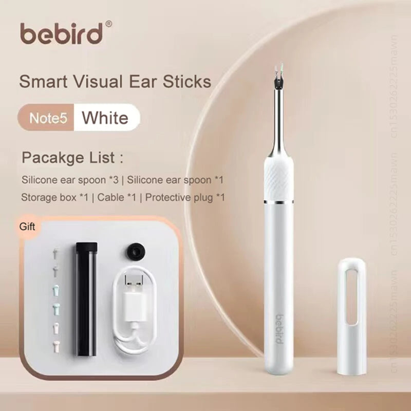 Bebird Note5 Pro Ear Cleaner Smart Visual Ear Wax Sticks Endoscope Tweezers Earpick Mini Camera Otoscope Personal Health Care