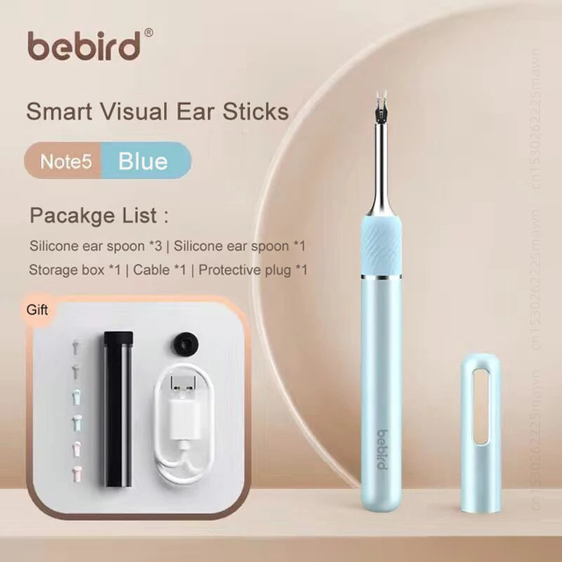 Bebird Note5 Pro Ear Cleaner Smart Visual Ear Wax Sticks Endoscope Tweezers Earpick Mini Camera Otoscope Personal Health Care