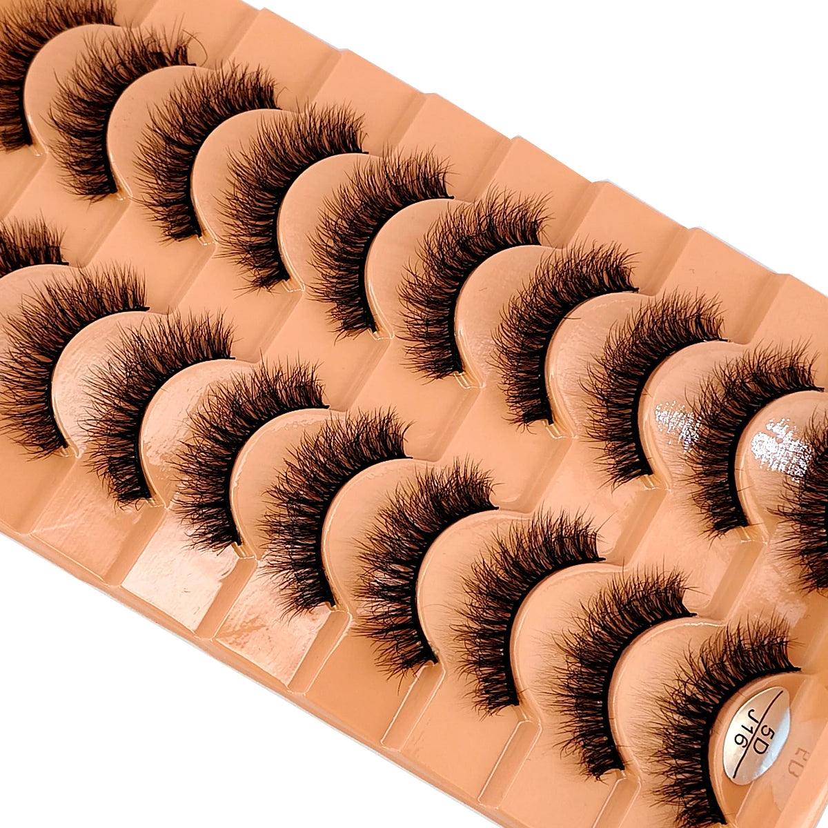 10Pairs 3D Mink Lashes Cilios Fluffy Soft Beauty Natural Short Mink Fake Eyelashes Classic Thick Reusable Makeup False Eyelashes