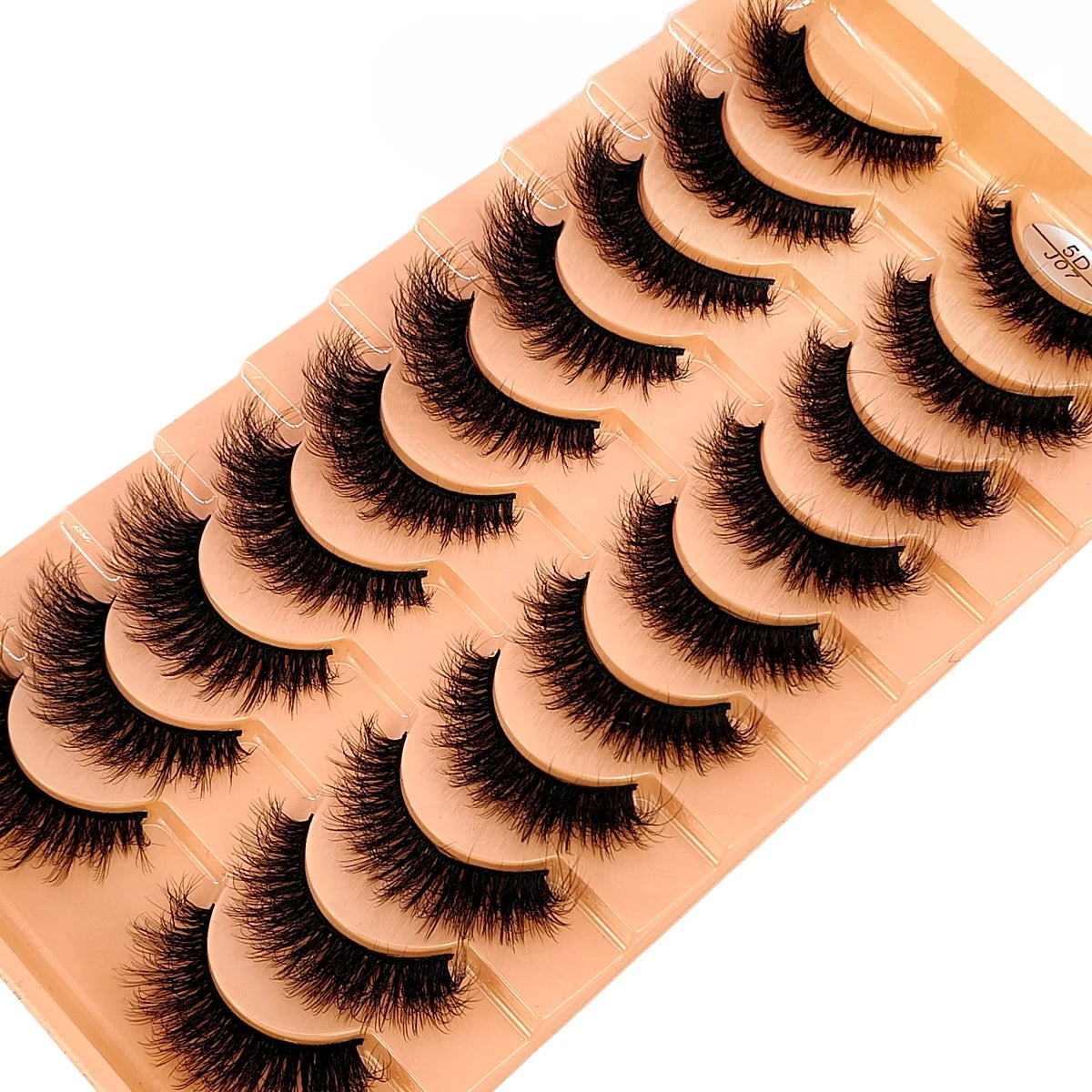 10Pairs 3D Mink Lashes Cilios Fluffy Soft Beauty Natural Short Mink Fake Eyelashes Classic Thick Reusable Makeup False Eyelashes