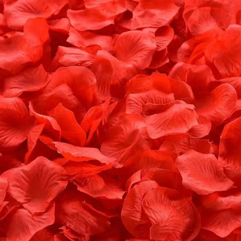 100-10000Pcs Top Colorful Artificial Fake Rose Petals Red White Gold Roses Petal Flowers Romantic Wedding Party Valentine Decor