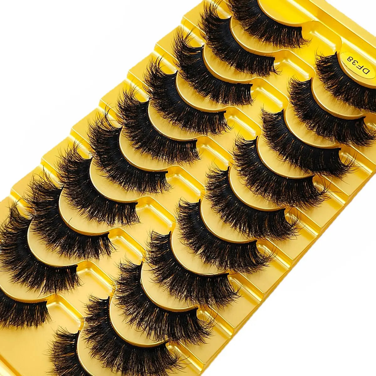 10Pairs 3D Mink Lashes Cilios Fluffy Soft Beauty Natural Short Mink Fake Eyelashes Classic Thick Reusable Makeup False Eyelashes