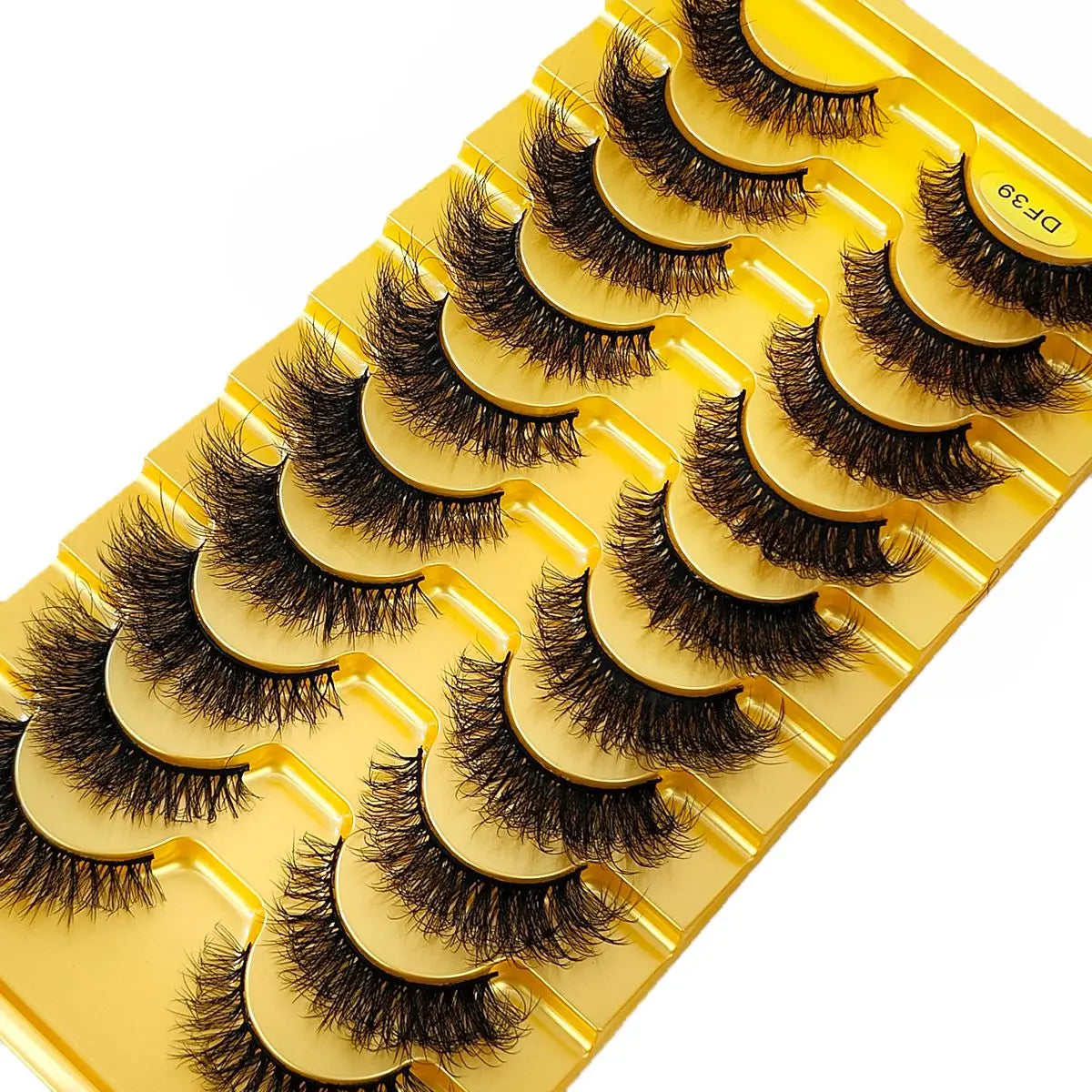 10Pairs 3D Mink Lashes Cilios Fluffy Soft Beauty Natural Short Mink Fake Eyelashes Classic Thick Reusable Makeup False Eyelashes