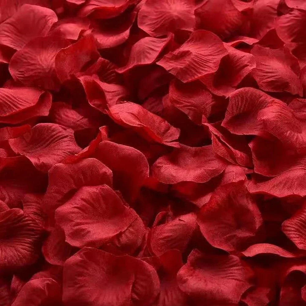 100-10000Pcs Top Colorful Artificial Fake Rose Petals Red White Gold Roses Petal Flowers Romantic Wedding Party Valentine Decor