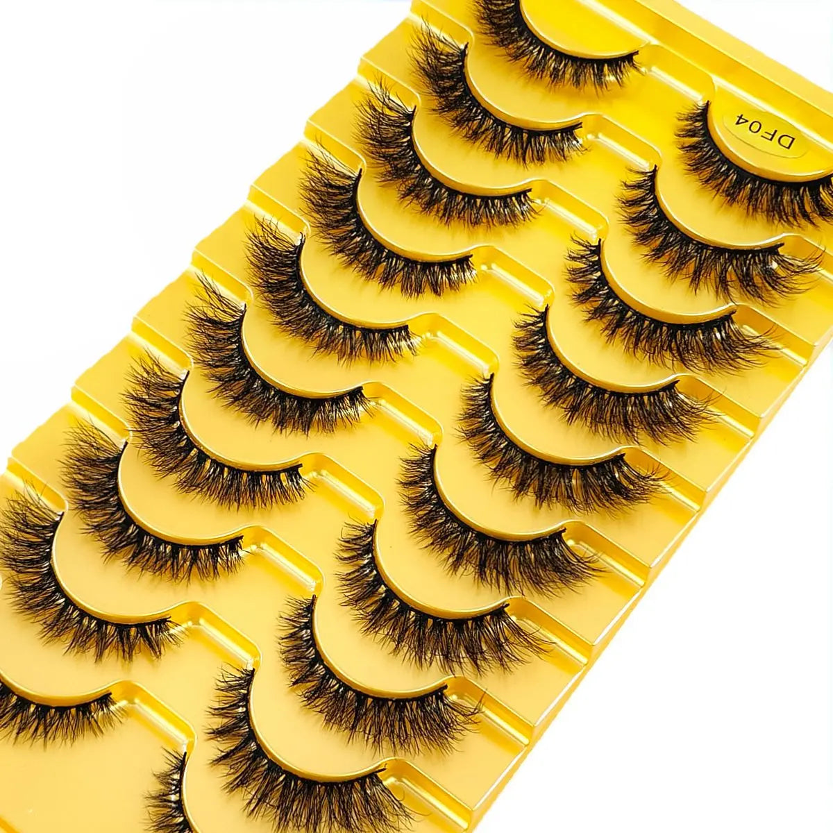 10Pairs 3D Mink Lashes Cilios Fluffy Soft Beauty Natural Short Mink Fake Eyelashes Classic Thick Reusable Makeup False Eyelashes