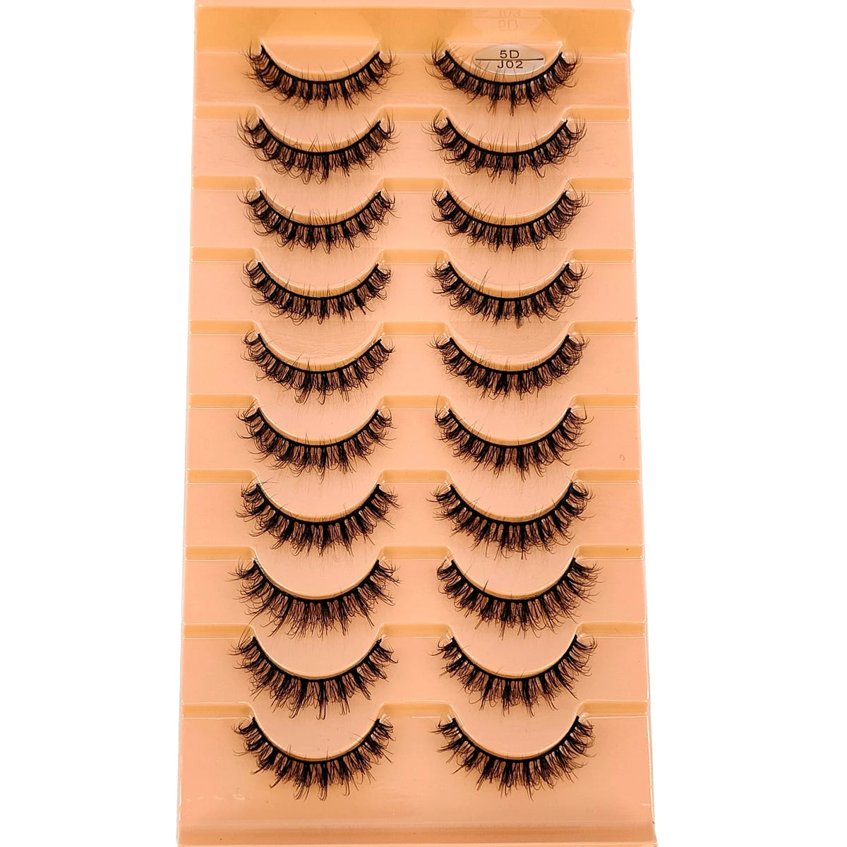 10Pairs 3D Mink Lashes Cilios Fluffy Soft Beauty Natural Short Mink Fake Eyelashes Classic Thick Reusable Makeup False Eyelashes