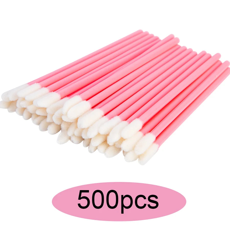 50/100/300/500pcs Eyebrow Eyelash Brushes Eyelash Spoolies Mascara Wands Applicator for Eyelash Extension Makeup Tool LAUKISS