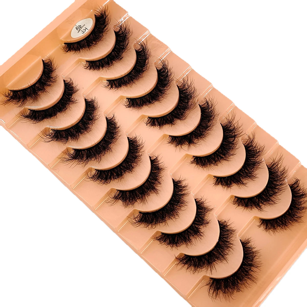 10Pairs 3D Mink Lashes Cilios Fluffy Soft Beauty Natural Short Mink Fake Eyelashes Classic Thick Reusable Makeup False Eyelashes