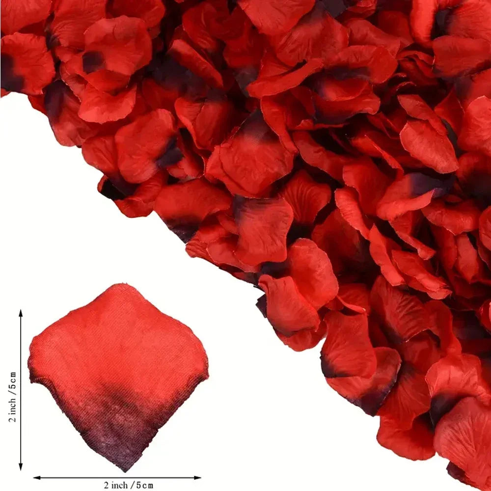 100-10000Pcs Top Colorful Artificial Fake Rose Petals Red White Gold Roses Petal Flowers Romantic Wedding Party Valentine Decor