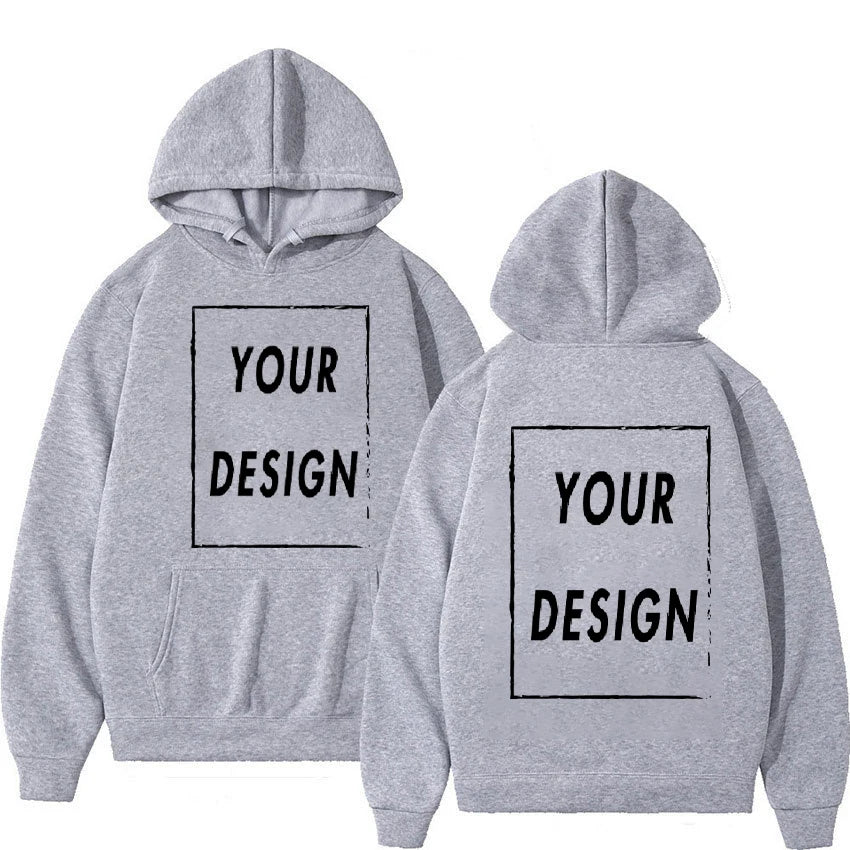 Customized Printed Men Women Hoodie Loose Casual Clothing Fashion Long Sleeve Hooded Pullover Personality Streetwear Sweatshirts
