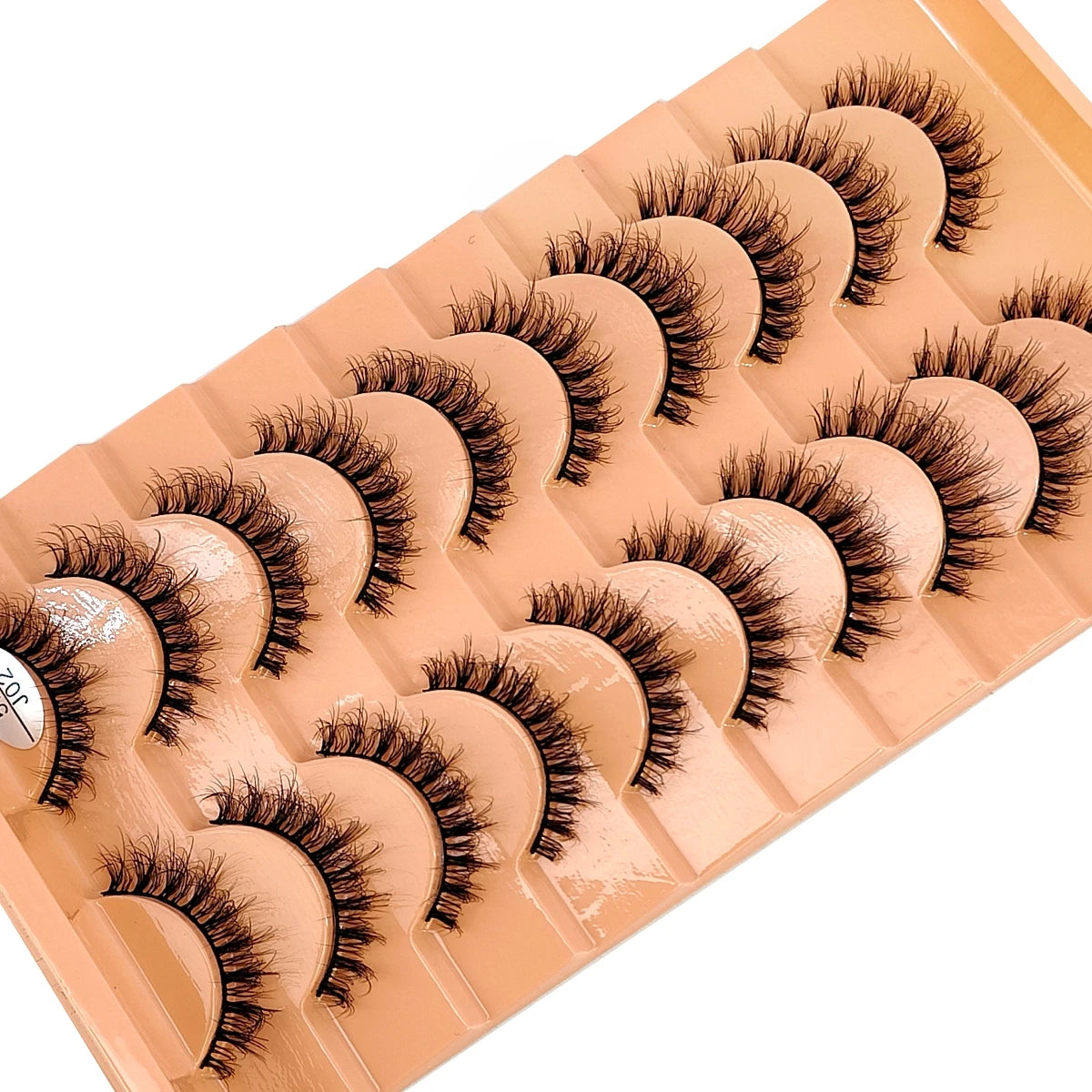 10Pairs 3D Mink Lashes Cilios Fluffy Soft Beauty Natural Short Mink Fake Eyelashes Classic Thick Reusable Makeup False Eyelashes