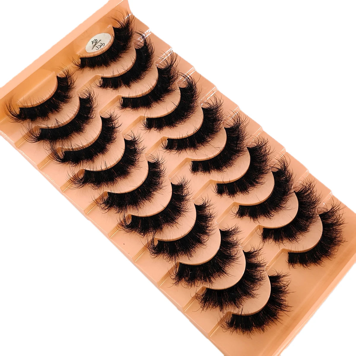 10Pairs 3D Mink Lashes Cilios Fluffy Soft Beauty Natural Short Mink Fake Eyelashes Classic Thick Reusable Makeup False Eyelashes