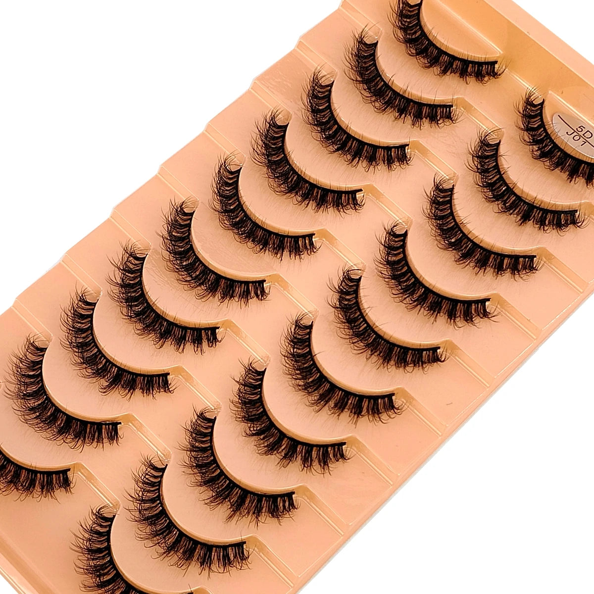 10Pairs 3D Mink Lashes Cilios Fluffy Soft Beauty Natural Short Mink Fake Eyelashes Classic Thick Reusable Makeup False Eyelashes