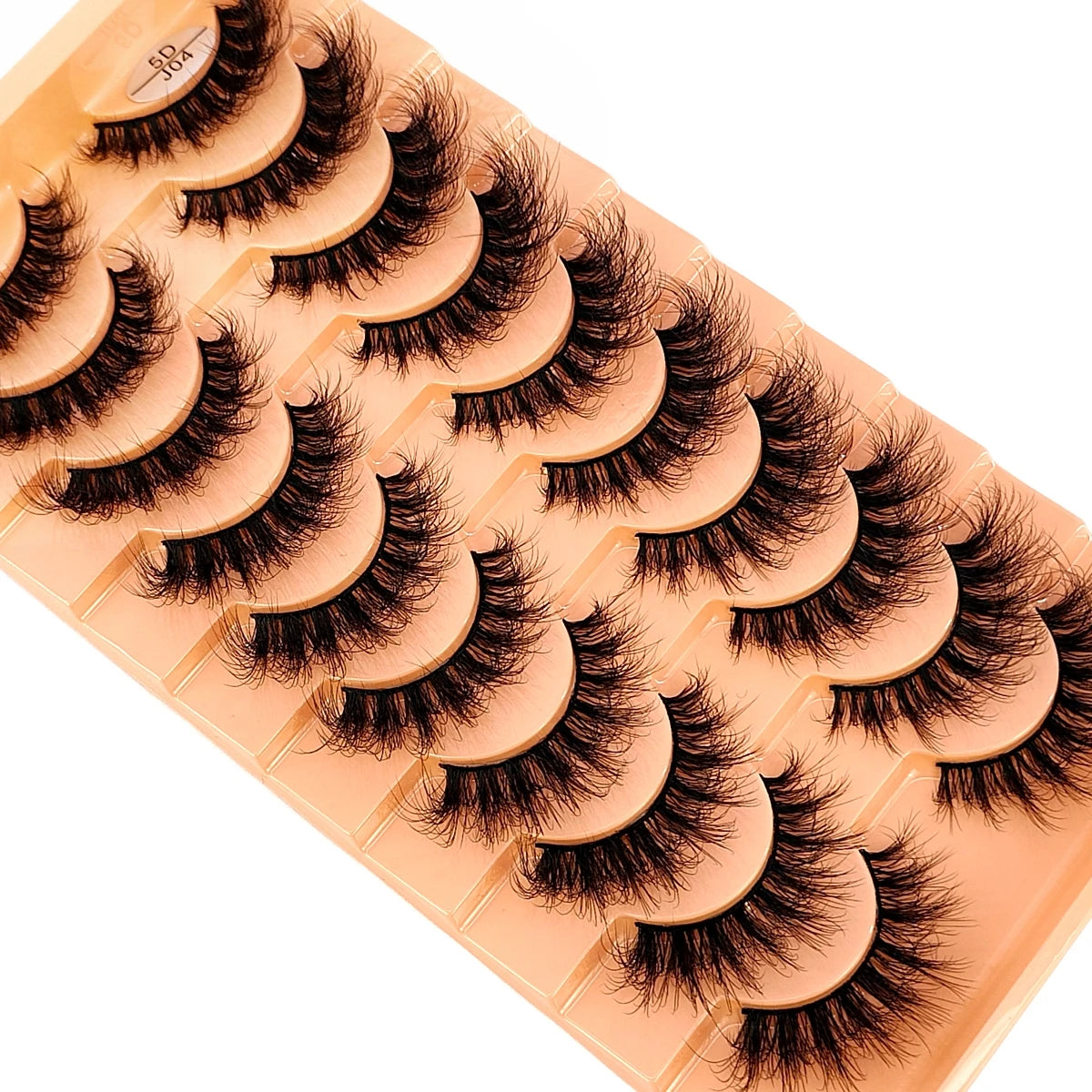 10Pairs 3D Mink Lashes Cilios Fluffy Soft Beauty Natural Short Mink Fake Eyelashes Classic Thick Reusable Makeup False Eyelashes