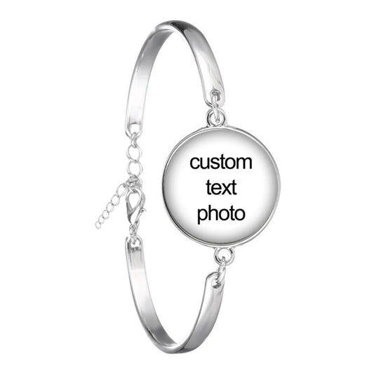 Custom Photo Bracelet Mum Dad Baby Grandpa Parents Custom Gifts Personalized  Bracelets With Picture Bracelet