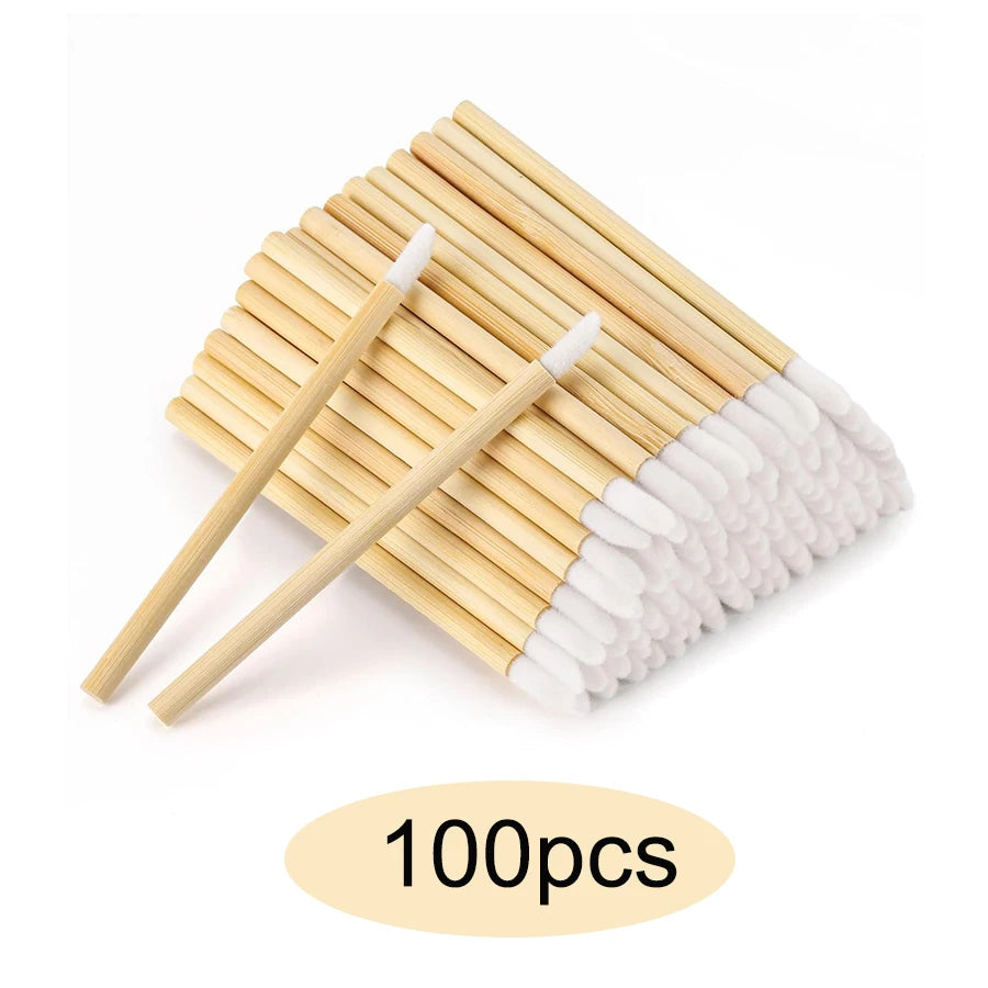 50/100/300/500pcs Eyebrow Eyelash Brushes Eyelash Spoolies Mascara Wands Applicator for Eyelash Extension Makeup Tool LAUKISS