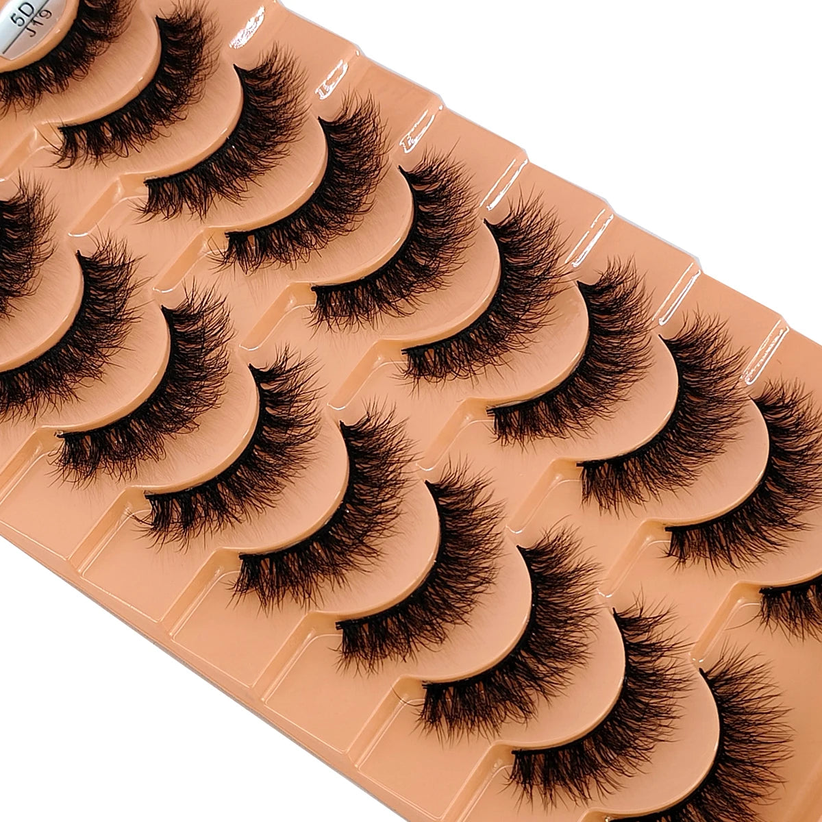 10Pairs 3D Mink Lashes Cilios Fluffy Soft Beauty Natural Short Mink Fake Eyelashes Classic Thick Reusable Makeup False Eyelashes