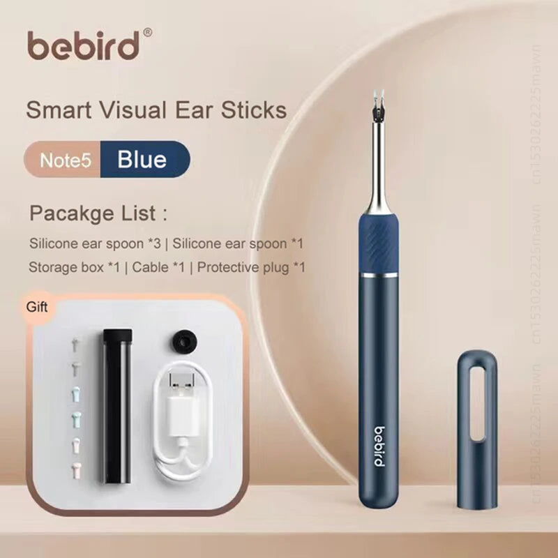 Bebird Note5 Pro Ear Cleaner Smart Visual Ear Wax Sticks Endoscope Tweezers Earpick Mini Camera Otoscope Personal Health Care