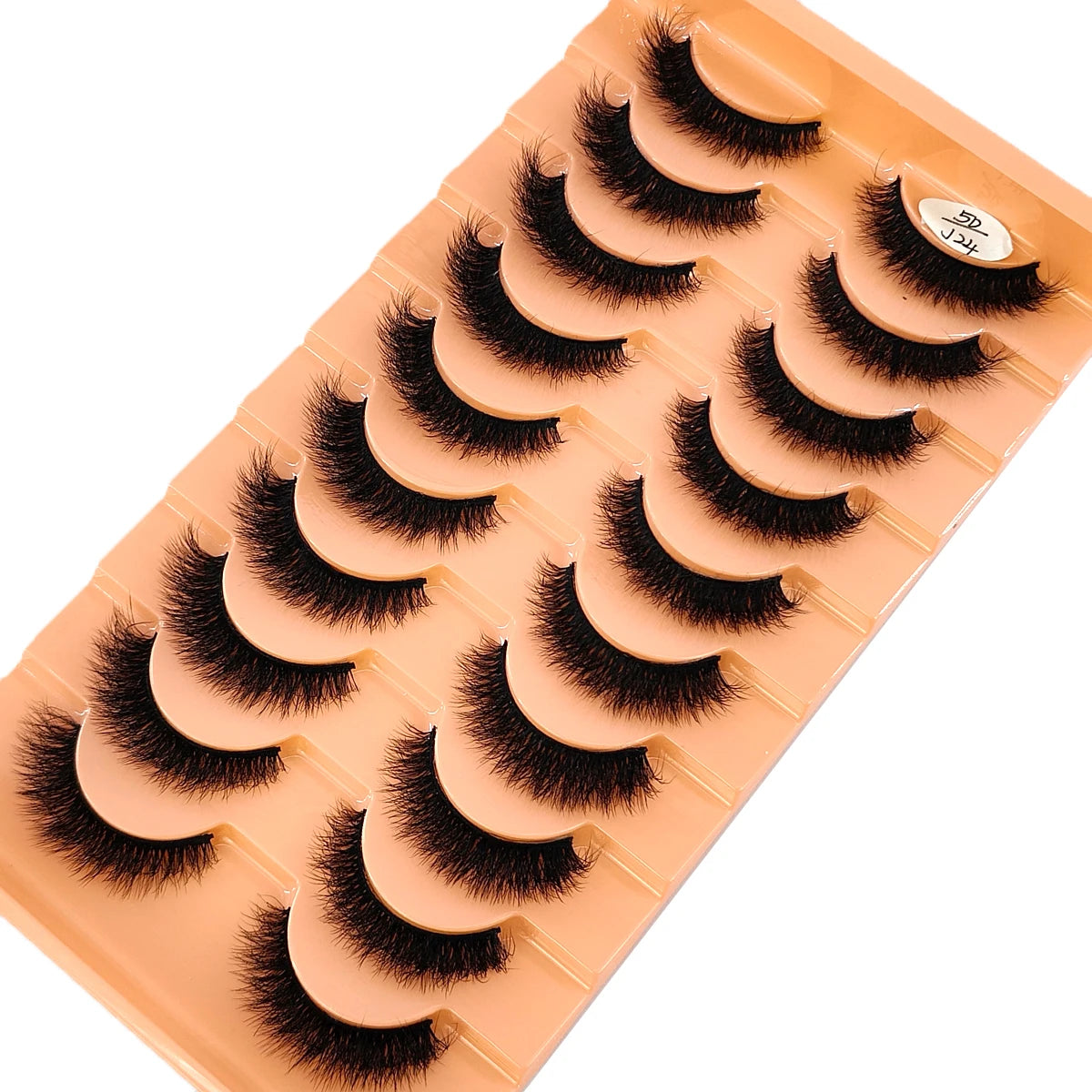 10Pairs 3D Mink Lashes Cilios Fluffy Soft Beauty Natural Short Mink Fake Eyelashes Classic Thick Reusable Makeup False Eyelashes